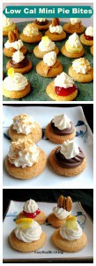 mini pies made of vanilla wafers with whipped cream