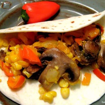 roasted veggie taco