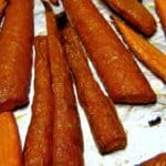 baked carrot fries
