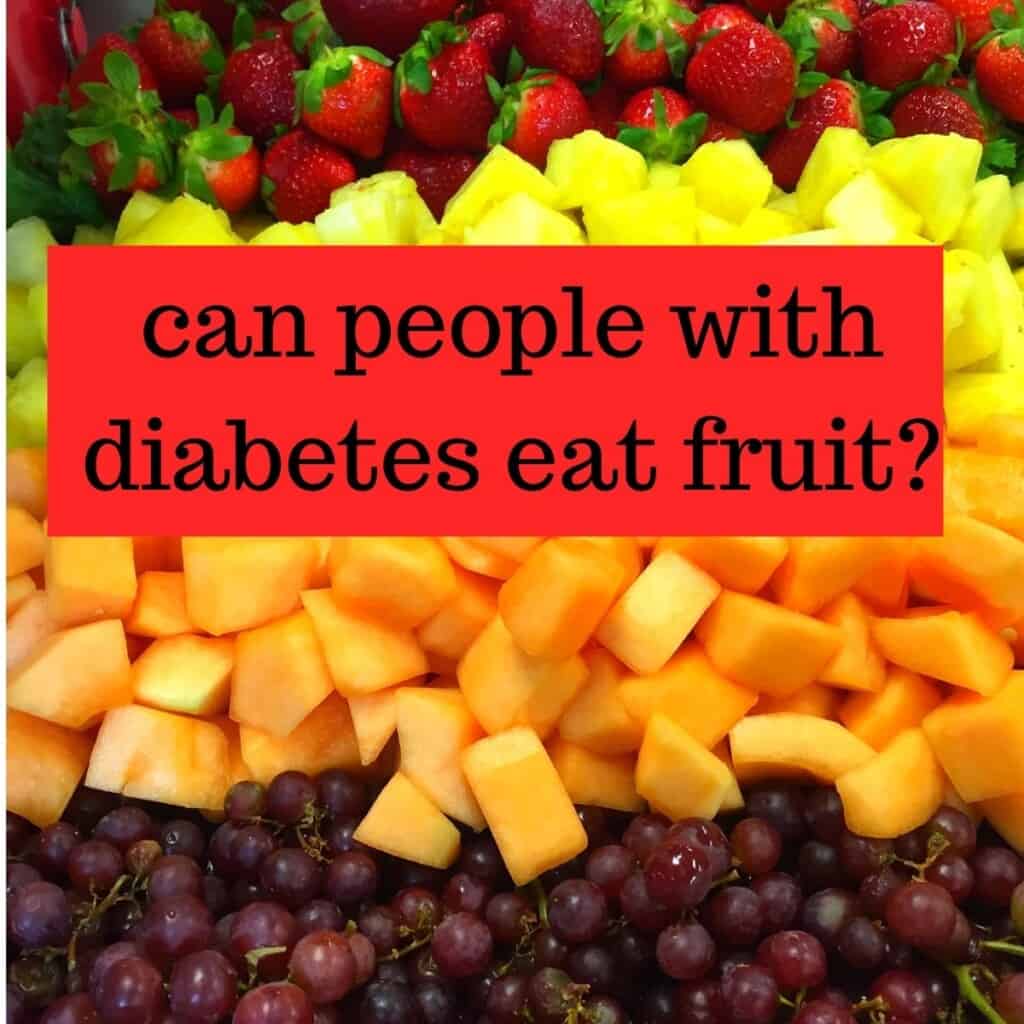 layers of fruit on tray with graphic can people with diabetes eat fruit