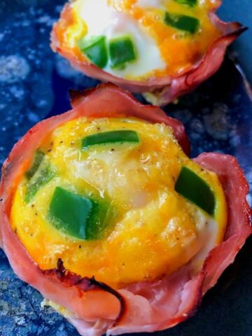 baked ham and egg cups