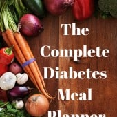Diabetes diet planner to make meal prep easier