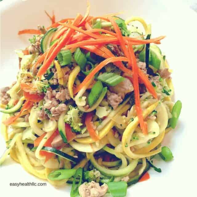 Low Carb Stir Fry Pork Zoodles EasyHealth Living