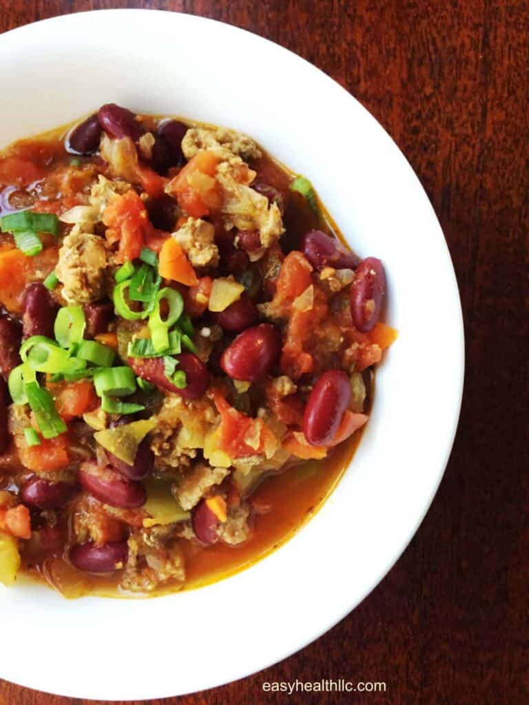 Beef and Veggie Chili-Diabetes Friendly