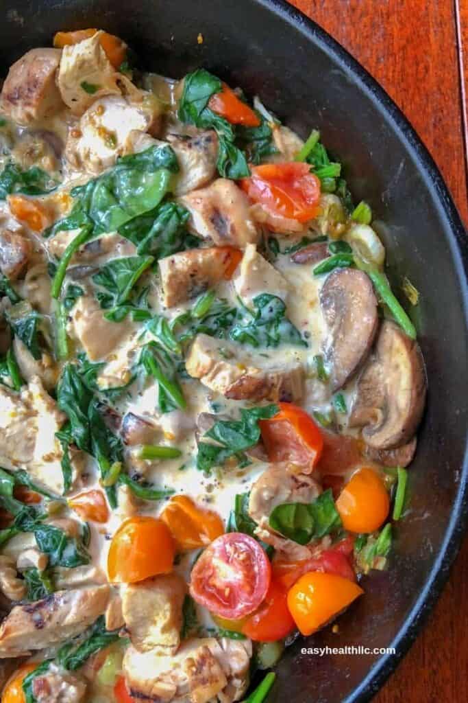 low carb chicken alfredo