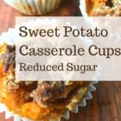 sweet potato casserole reduced sugar