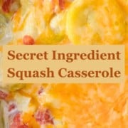 creamy squash casserole with a secret ingredient