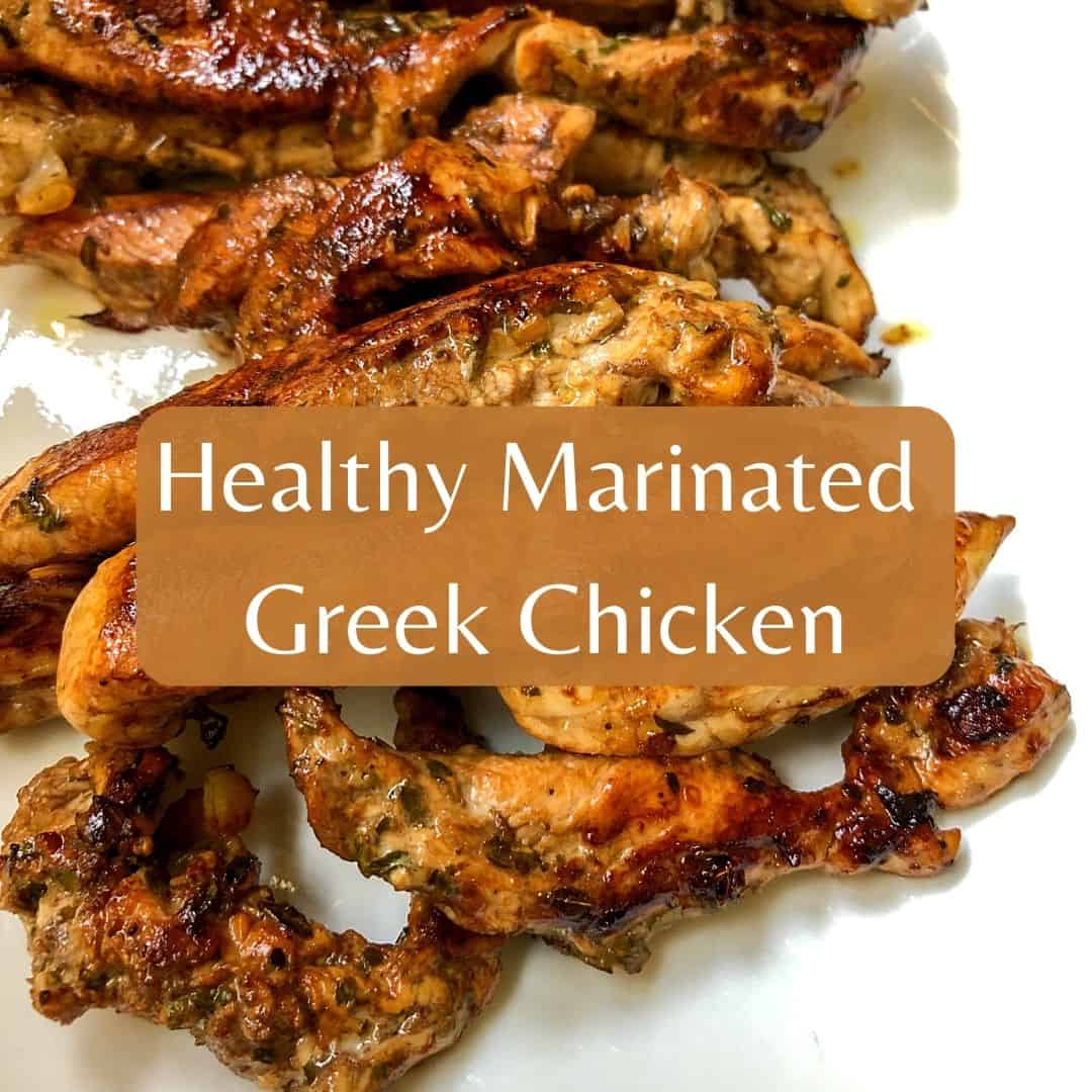 greek chicken on plate