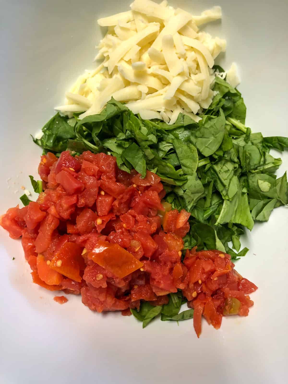 rotel, spinach and onions