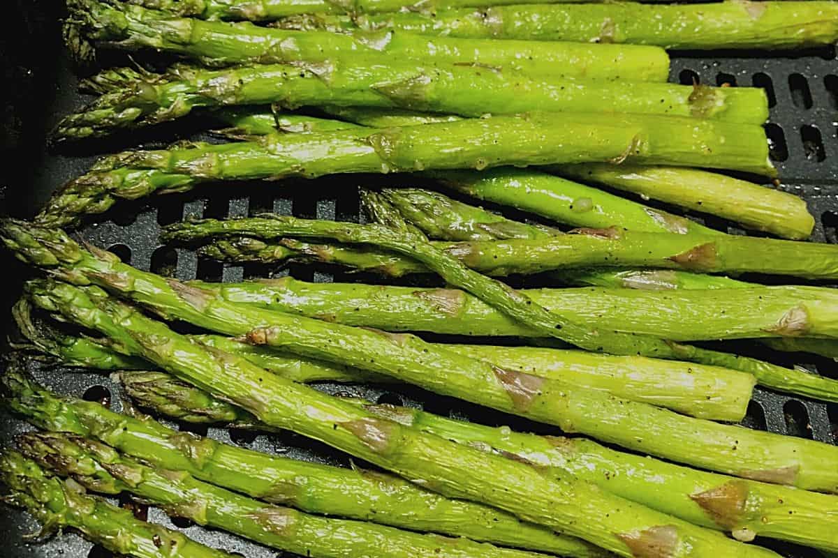 fresh asparagus in air fryer