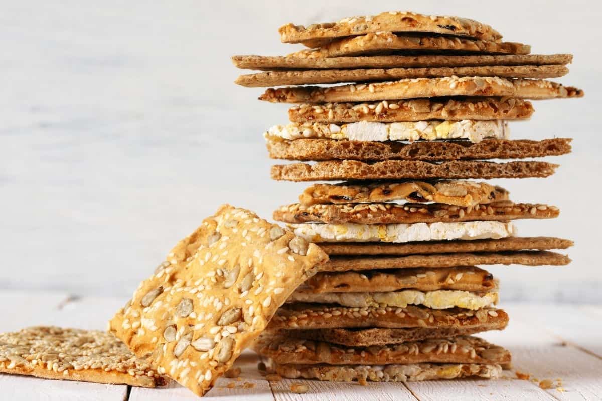stack of crackers