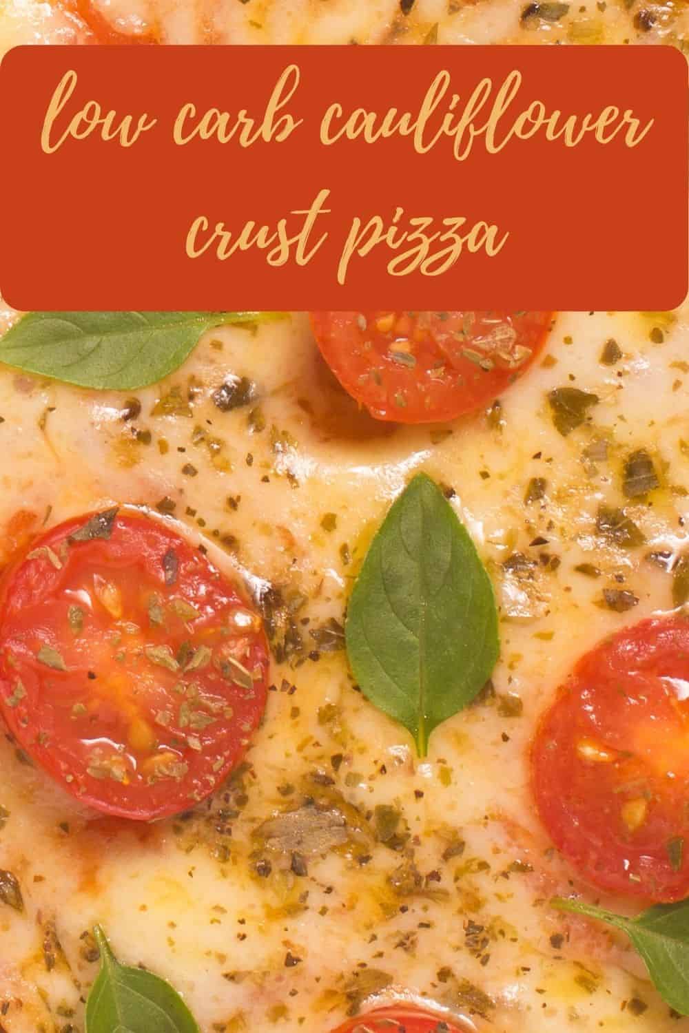 Low Carb Cauliflower Crust Pizza EasyHealth Living