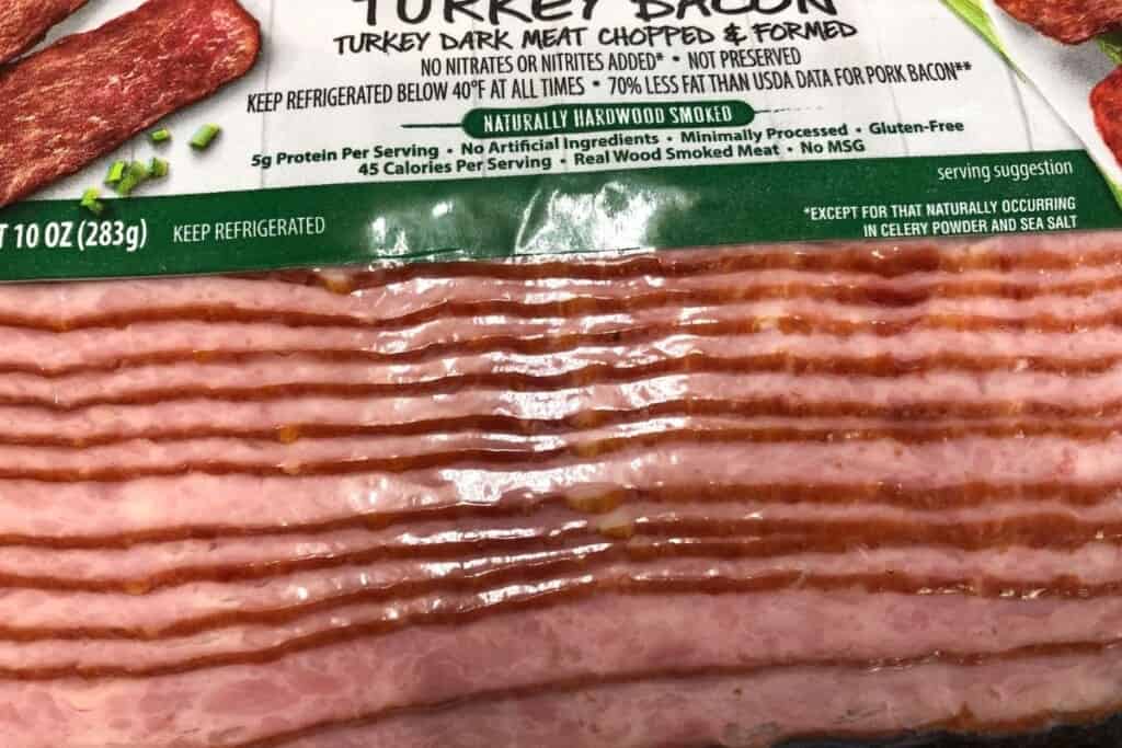 package of turkey bacon