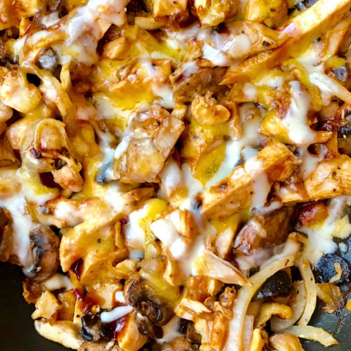 diabetic chicken recipe- bbq chicken with cheese