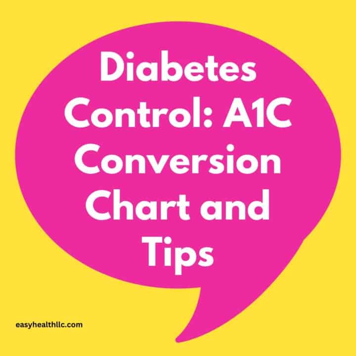 diabetes control: A1C conversion chart and tips