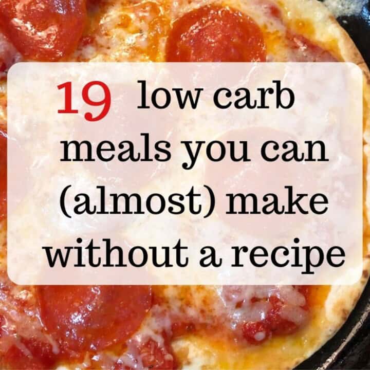 low carb pizza with graphic 19 low carb meals